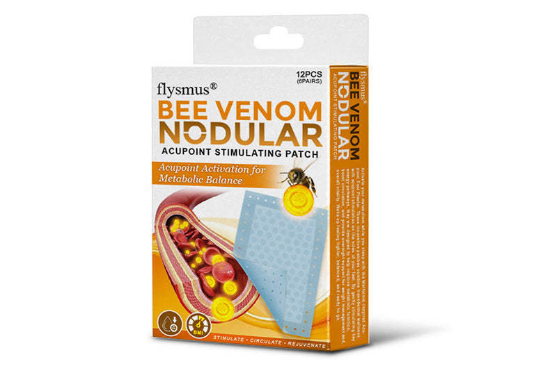 🐝 flysmus® Bee Venom Nodular Acupoint Stimulating Patch 🧑⚕️ Treats Diabesity, Obesity, High Blood Sugar Level