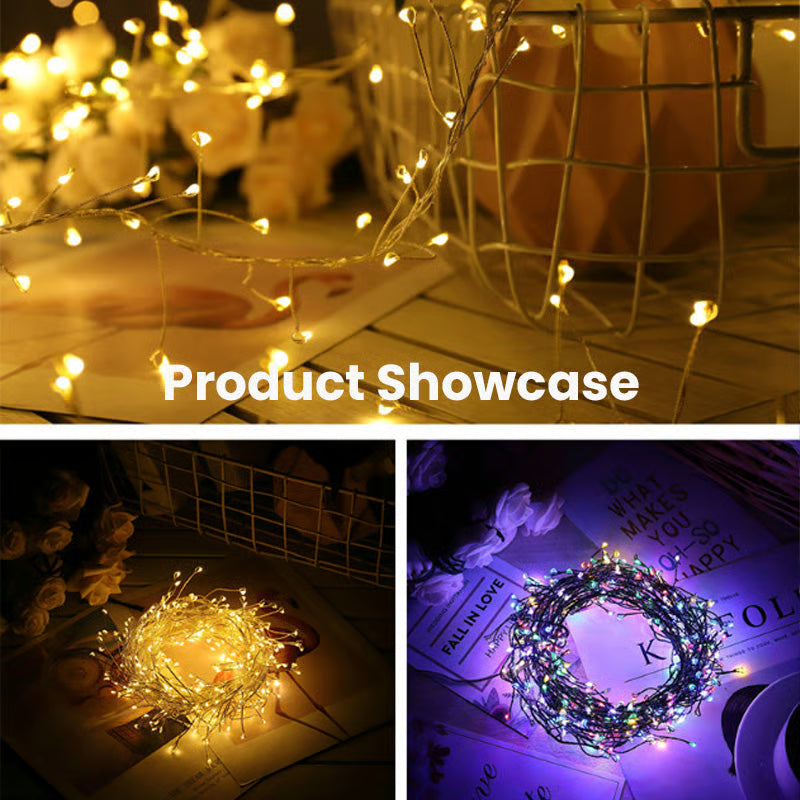 🎄 LED Copper Wire Christmas Light String ⭐️
