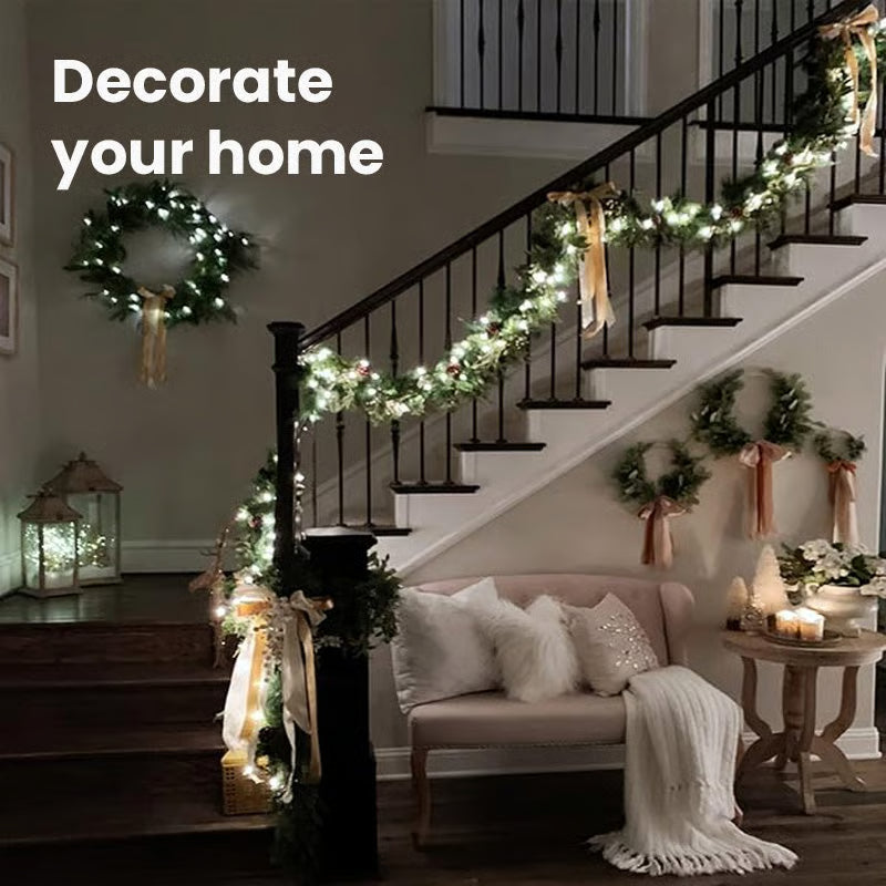 🎄 LED Copper Wire Christmas Light String ⭐️