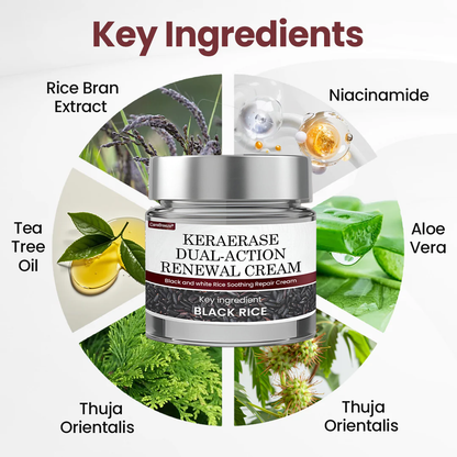 𝗖𝗮𝗿𝗲𝗕𝗿𝗲𝗲𝘇𝗲® 𝗞𝗲𝗿𝗮𝗘𝗿𝗮𝘀𝗲 𝗗𝘂𝗮𝗹-𝗔𝗰𝘁𝗶𝗼𝗻 𝗥𝗲𝗻𝗲𝘄𝗮𝗹 𝗖𝗿𝗲𝗮𝗺 🇺🇸 Made in USA