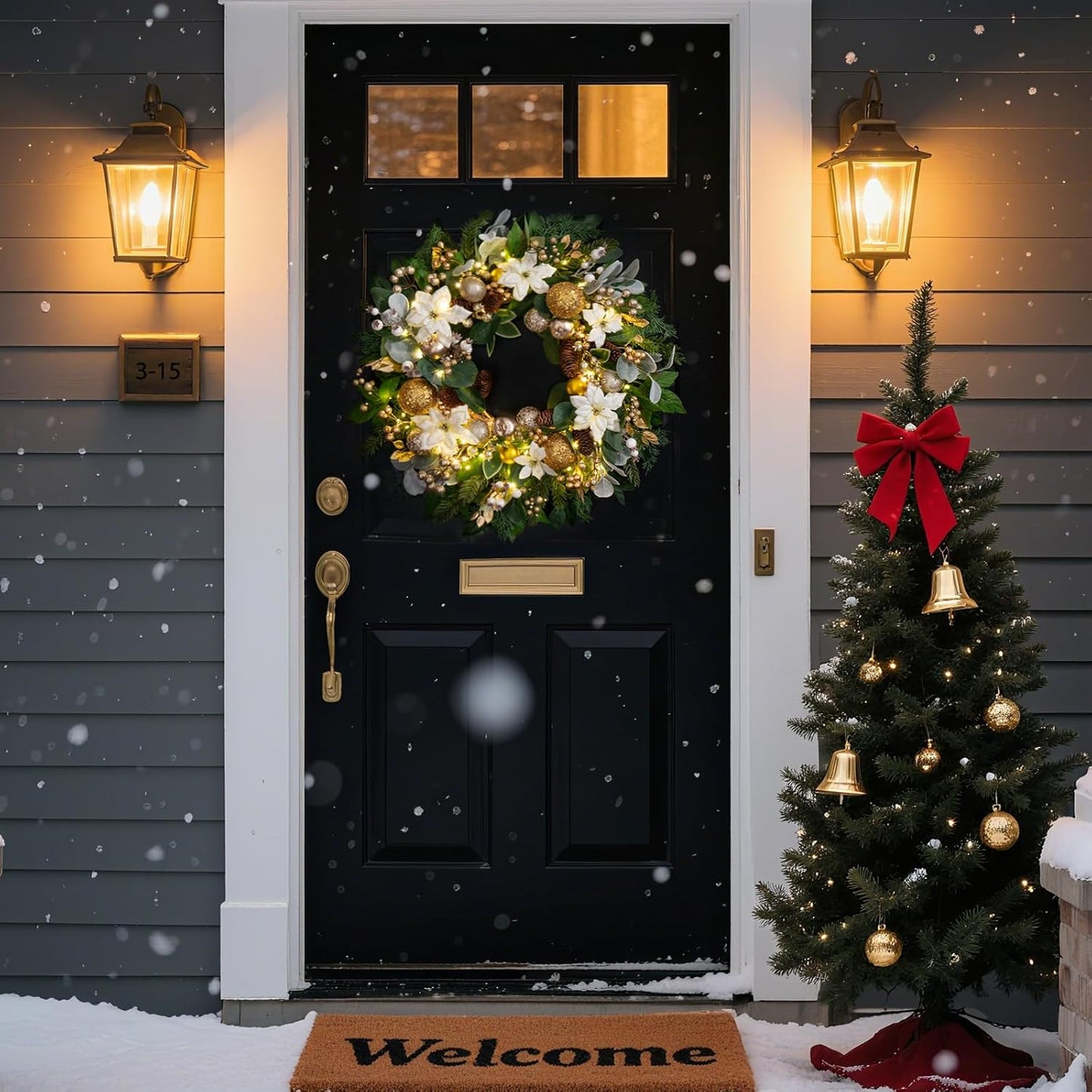 Artificial Christmas Wreaths 🌲 🇺🇸