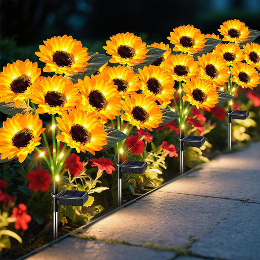 Hosday® Solar Sunflower Garden Lights