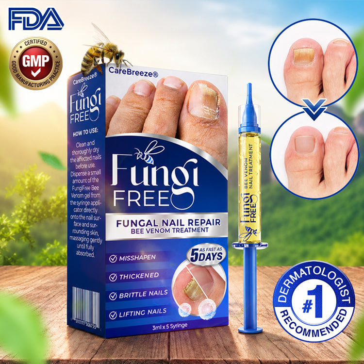 🇺🇸 CareBreeze® Fungi Free Bee Venom Nail Treatment 👨‍⚕️✨