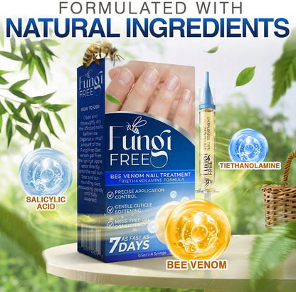 🇺🇸 CareBreeze® Fungi Free Bee Venom Nail Treatment 🐝✨