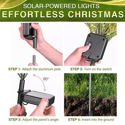 Artificial Christmas Tree Garden Stake Solar Lights ✨🎄