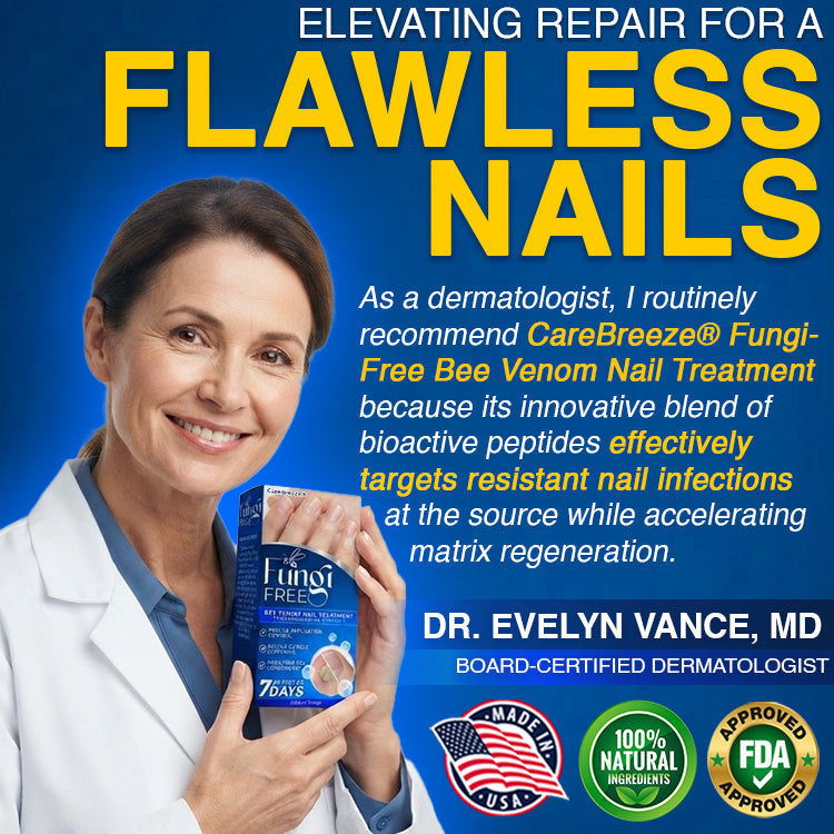 🇺🇸 CareBreeze® Fungi Free Bee Venom Nail Treatment 🐝✨
