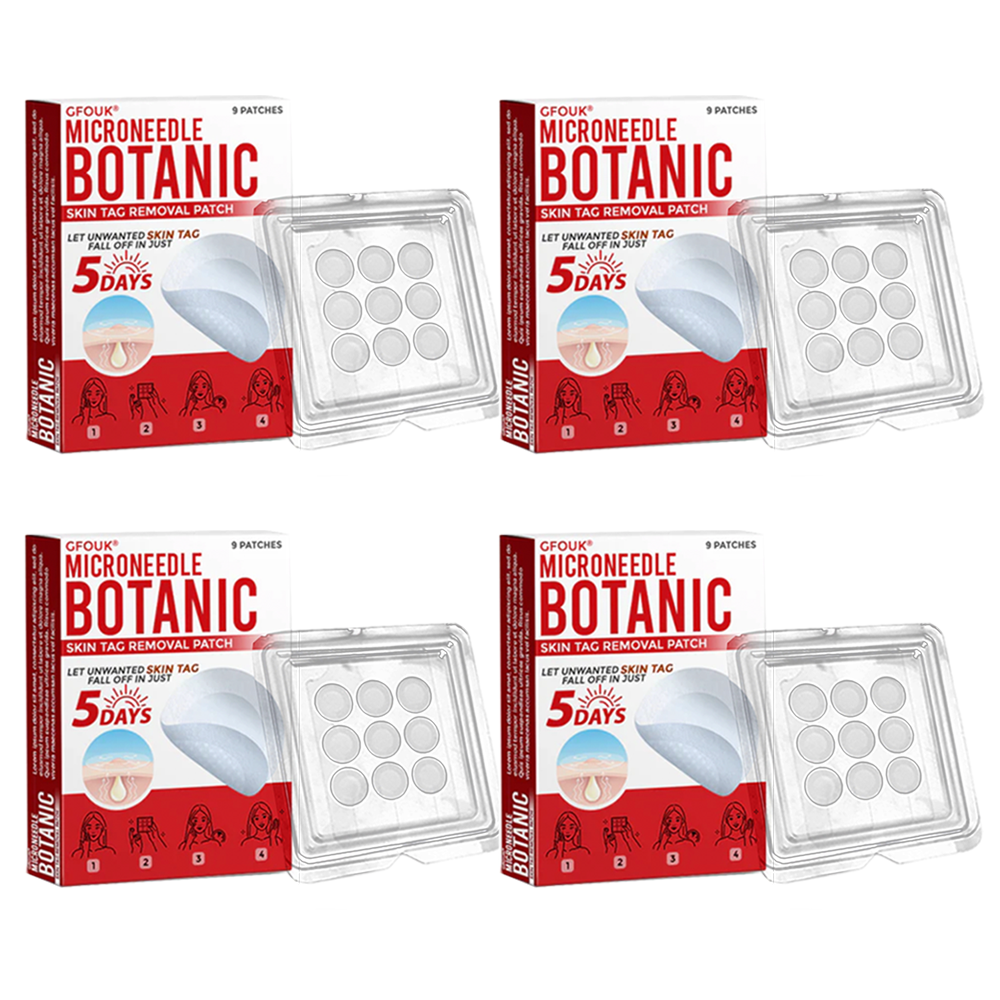 🇺🇸👩‍⚕️ GFOUK® MicroNeedle Botanic Skin Tag Removal Patch 🇺🇸 Made in the USA