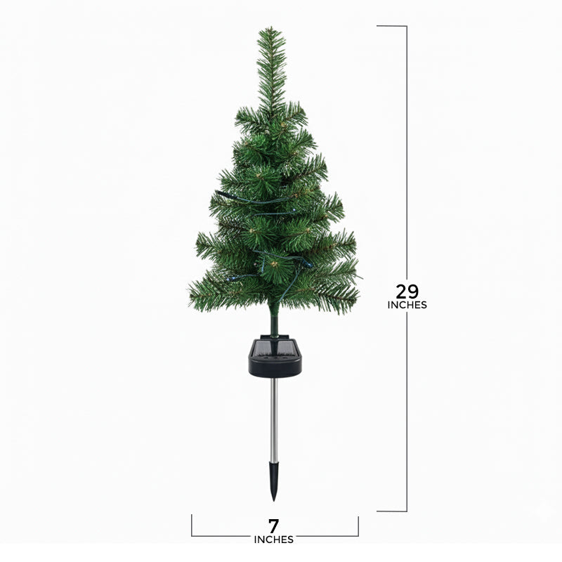 Artificial Christmas Tree Garden Stake Solar Lights ✨🎄