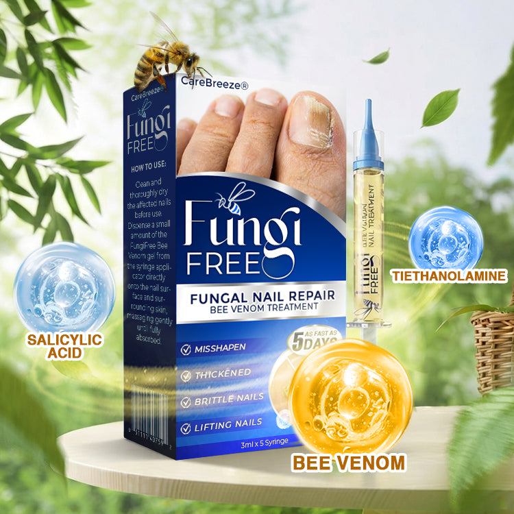 🇺🇸 CareBreeze® Fungi Free Bee Venom Nail Treatment 👨‍⚕️✨