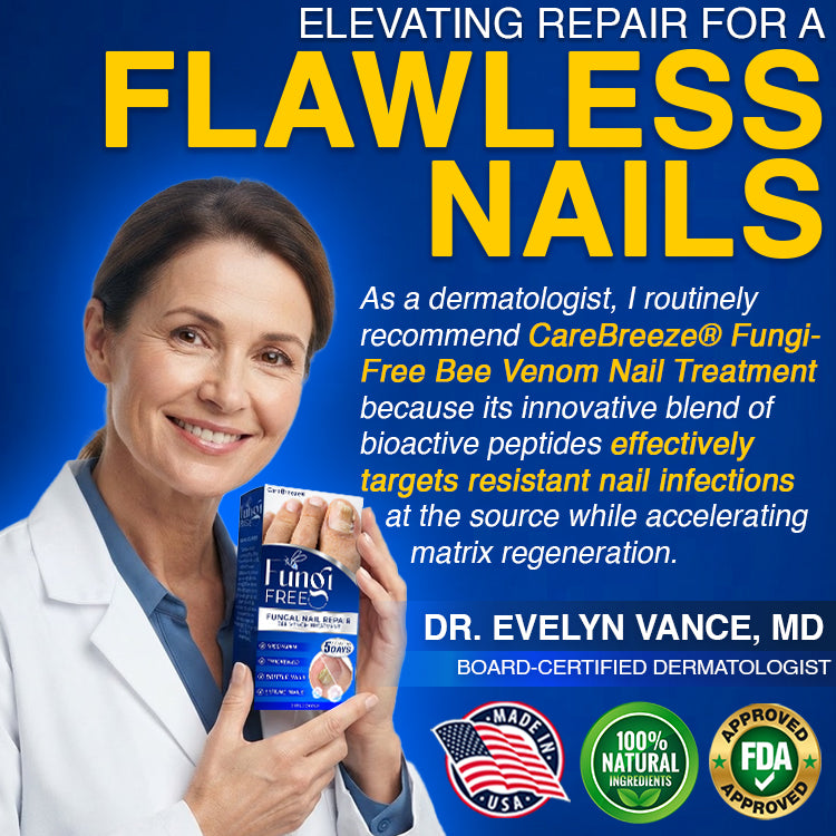 🇺🇸 CareBreeze® Fungi Free Bee Venom Nail Treatment 👨‍⚕️✨