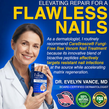 🇺🇸 CareBreeze® Fungi Free Bee Venom Nail Treatment 🥼🩺