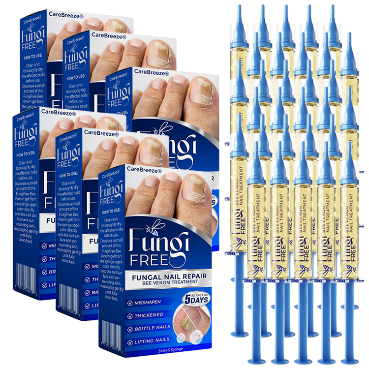 🇺🇸 CareBreeze® Fungi Free Bee Venom Nail Treatment 👨‍⚕️✨