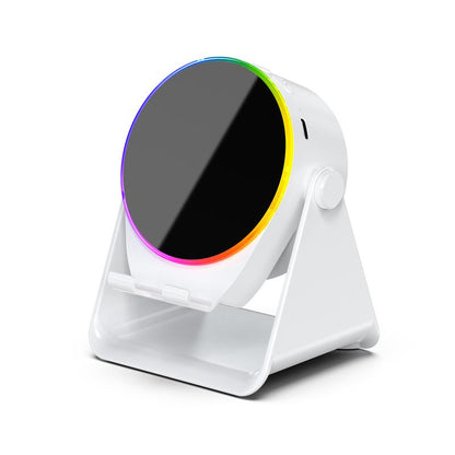 GFOUK® 4-in-1 Wireless Audio Dock – Induction + Bluetooth Speaker Stand with RGB Lighting