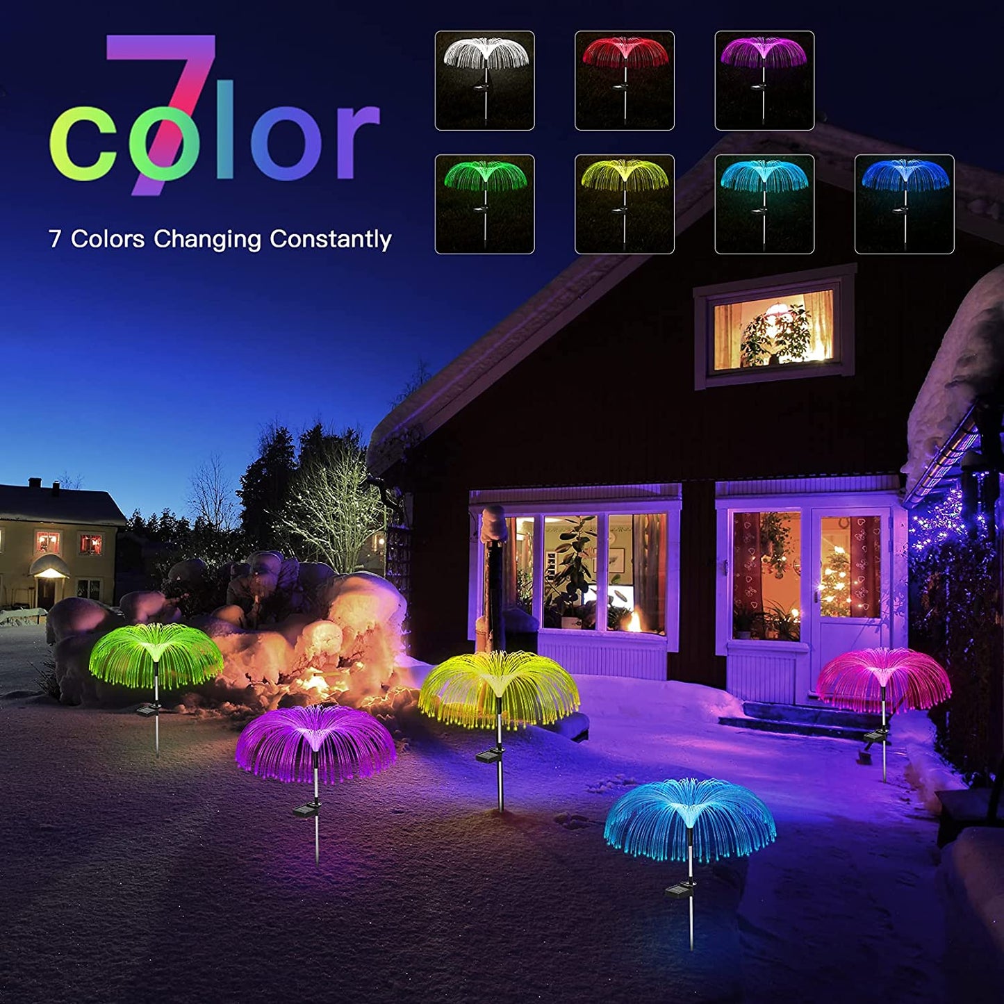 Hosday® Solar Outdoor Jellyfish Light