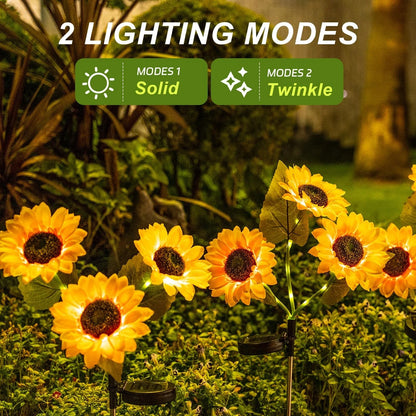 Hosday® Solar Sunflower Garden Lights