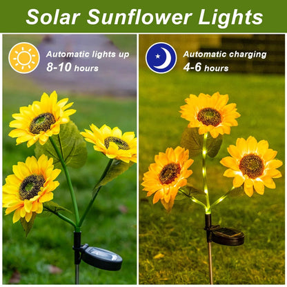 Hosday® Solar Sunflower Garden Lights