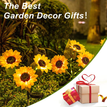 Hosday® Solar Sunflower Garden Lights