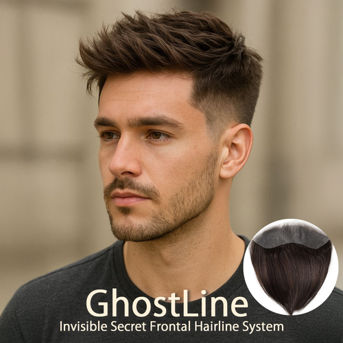 Sugoola® GhostLine Invisible Secret Frontal Hairline System 🇺🇸 100% Natural, Reliable for High Forehead
