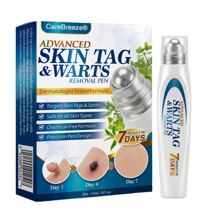 🇺🇸 CareBreeze® Advanced Skin Tag & Wart Removal Roller 🏆